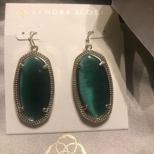 Authentic Kendra Scott Elle Gold Drop Earrings